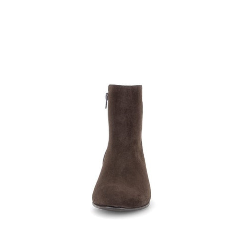 Gabor Suede Block Heel Ankle Boot 8036.01.003 - Mocca