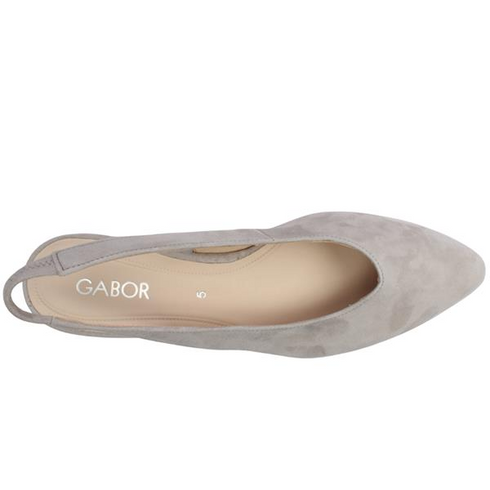 Gabor | 81.520.12 Powder Suede Ladies Sling Back Shoes