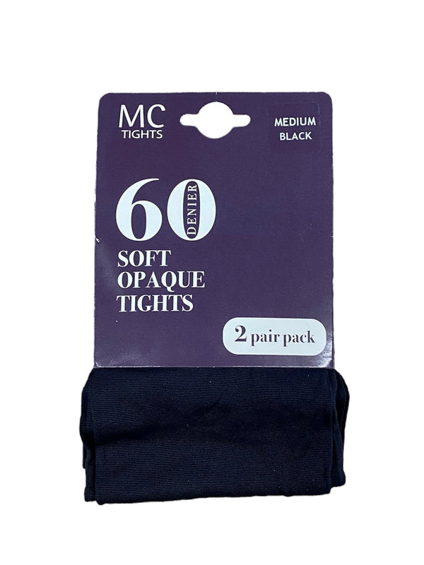 Marie Claire 2 Pack 60 Denier Soft Opaque Tights 81C028