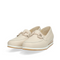 Gabor Women's Creme 82.416.52 Leather Comfort Slip-On Flat Shoes