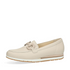 Gabor Women's Creme 82.416.52 Leather Comfort Slip-On Flat Shoes