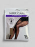 Marie Claire 2 Pack Fuller Figure Sheer Tights 15 Den 82c1200