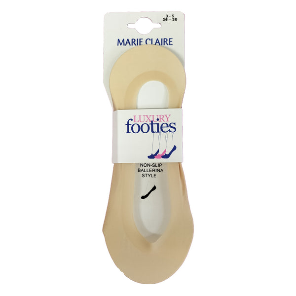 Marie Claire Natural Luxury Non-Slip Ballerina Footies 82C4001