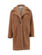Hailys Ul44li Heavy Fleece Winter Coat Camel AFM-88121