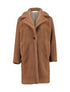 Hailys Ul44li Heavy Fleece Winter Coat Camel AFM-88121