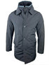 White Label Men’s Hayes Water Repellent Overcoat Black 88135