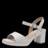 Tamaris Comfort Dress Leather Sandal White Nappa 8-88309-42