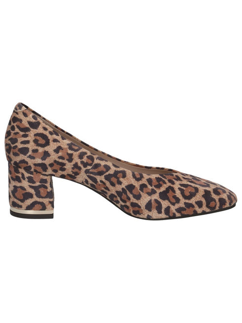 Caprice Court Shoe with Block Heel 9-22405-45
