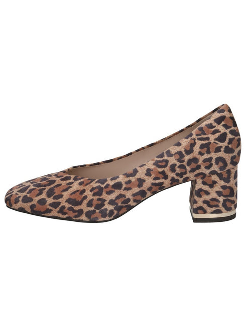 Caprice Court Shoe with Block Heel 9-22405-45