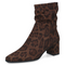 Caprice Womens Leopard Print Stretch Ankle Boot 9-25304-47 - Leo