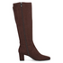 Caprice Womens Faux Suede Stretch Knee High Boot 9-25547-41 - Dark Brown