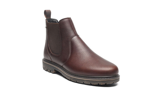 G Comfort Men's Waterproof Leather Chelsea Boot 949-13CS - Chestnut