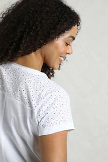 Weird Fish Pernille Organic Cotton Cutaway T-Shirt 19903