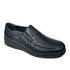 G Comfort Men's Black Waterproof Wide Fit Leather Slip-On Shoes A-905S
