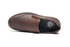 G Comfort Leather Side Zip Slip-On A-951C - Cognac Brown