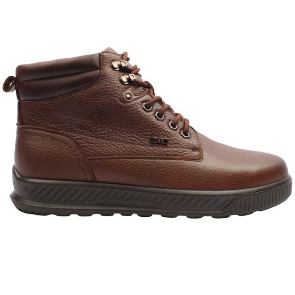 G Comfort Yak Leather Waterproof Laced Zip Boot A-954C - Cognac