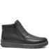 G Comfort Yak Leather Waterproof Lambswool Zip Boot A-956S - Black