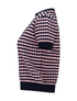 Hailys Ladies Me44rle Striped Short Sleeve Jumper - Navy/Rose AFM-93068