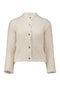 Hailys Li44lith Textured Wool Blend Button-Down Cardigan AIM-2601067 - Cream