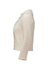 Hailys Li44lith Textured Wool Blend Button-Down Cardigan AIM-2601067 - Cream
