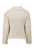 Hailys Li44lith Textured Wool Blend Button-Down Cardigan AIM-2601067 - Cream
