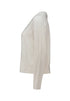 Hailys Fi44ni Vertical Cable Knit Crew Neck Jumper AIMPO2505084 - Beige Marl