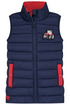 Lighthouse Boys Abel Navy and Red Tractor Quilted Gilet