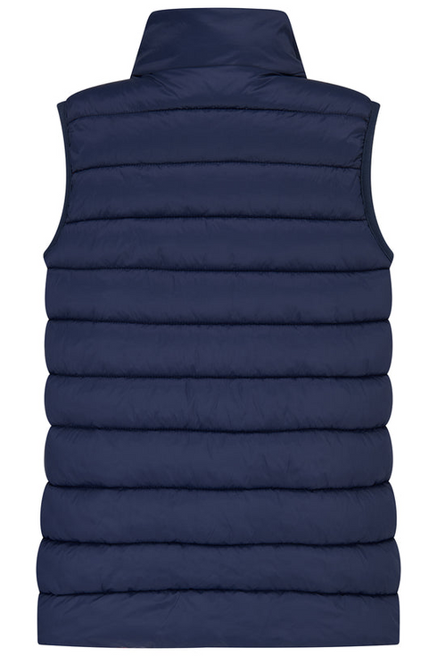 Lighthouse Boys Abel Navy and Red Tractor Quilted Gilet