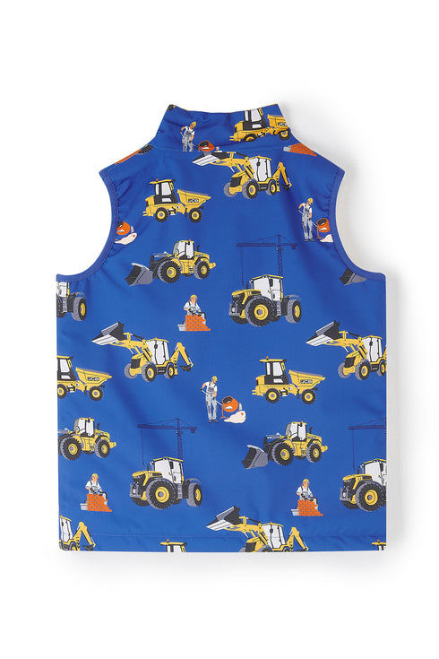 Lighthouse Alex Boys Waterproof Gilet – JCB Print