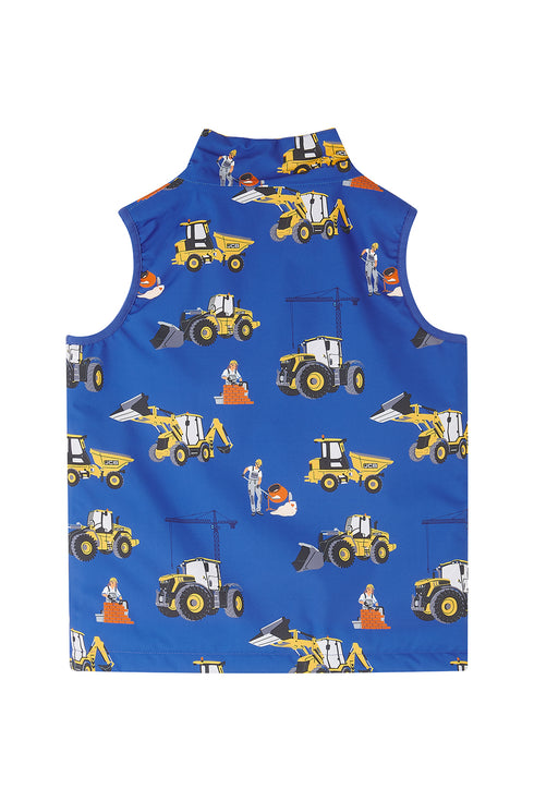 Lighthouse Alex Boys Waterproof Gilet – JCB Print