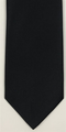 Dervans Fashions Mens Solid Black Formal Tie 7.5cm Blade
