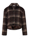 Hailys Womens Em44ily Brown Check Jacket BAT-2511071
