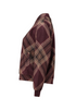 Zabaione Womens Mi44laa Plaid Bomber Jacket BK-175-020 - Cherry Liqueur