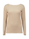 Zabaione Ladies Co44raline Textured Long Sleeve Top - Beige BK148-325 BG