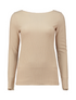 Zabaione Ladies Co44raline Textured Long Sleeve Top - Beige BK148-325 BG