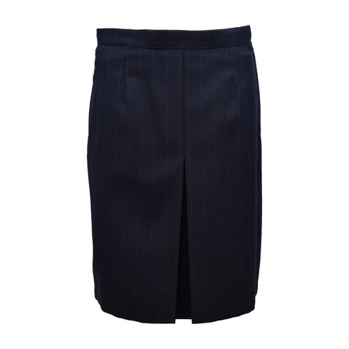 Hunter Navy with Blue Pin Stripe School Skirt