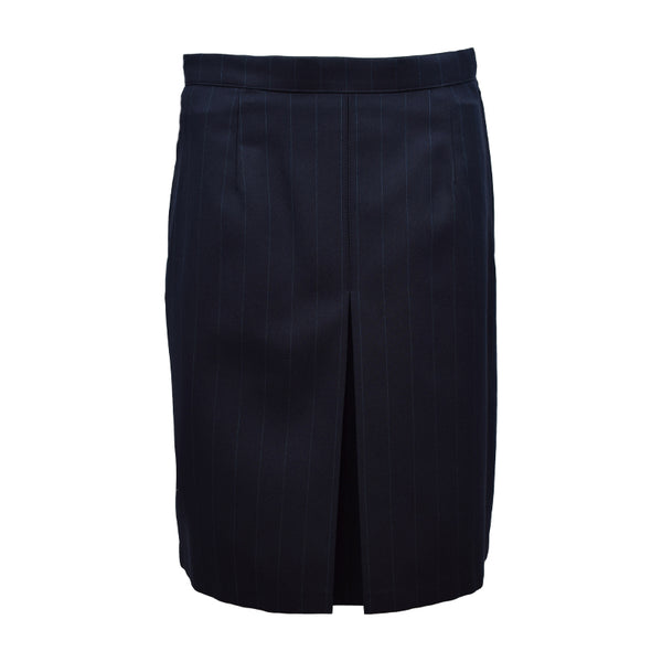 Hunter Navy with Blue Pin Stripe School Skirt