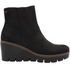 Susst Womens Buddy Wedge Ankle Boot BUDDY26 - Black PU