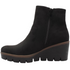 Susst Womens Buddy Wedge Ankle Boot BUDDY26 - Black PU