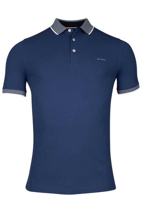 Baileys High Stretch Polo With Stripe Collar 515236