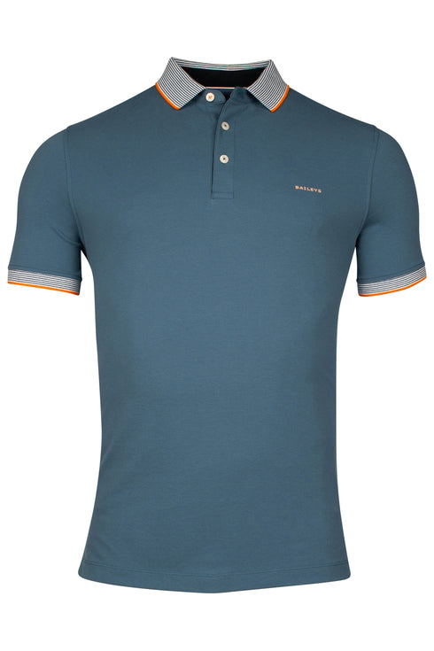 Baileys High Stretch Polo With Stripe Collar 515236