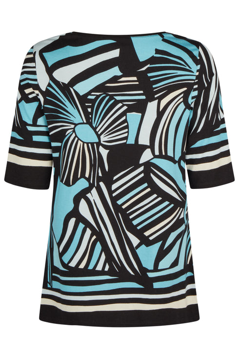 Barbara Lebek Sleeve Top Flower Print 80550052