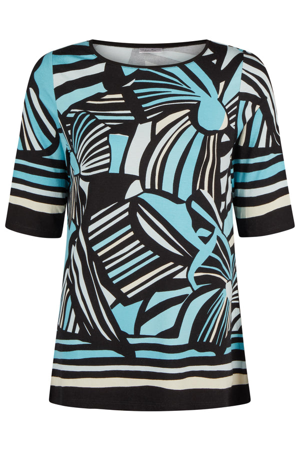 Barbara Lebek Sleeve Top Flower Print 80550052