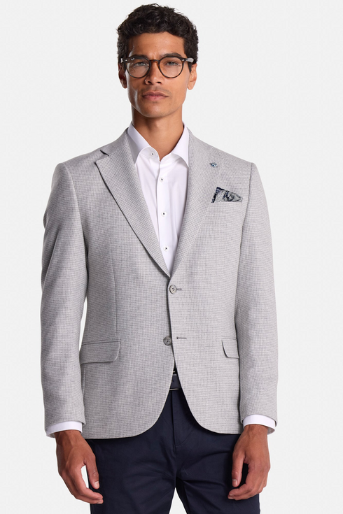 Benetti Menswear Trent Navy Super Soft Peach Cotton Tapered Chino