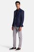Benetti Menswear Trent Silver Super Soft Peach Cotton Tapered Chino