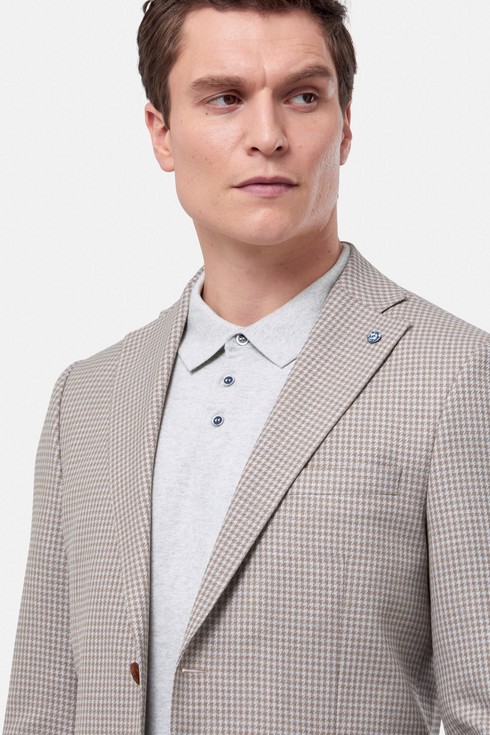 Benetti Stevie Stone Houndstooth Blazer
