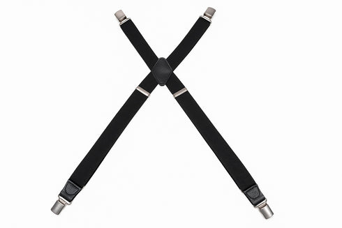 JKEL MB 01 Mens Plain Wide Clip Braces