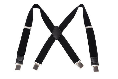 JKEL MB 01 Mens Plain Wide Clip Braces