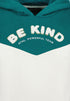 Blue Seven Girls "Be Kind" Hoody – Green & Off-White 764714