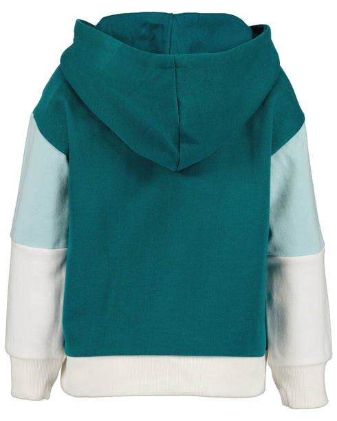 Blue Seven Girls "Be Kind" Hoody – Green & Off-White 764714